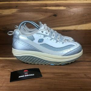 Skechers Shape Ups 11803 Womens Blue Athletic Shoe US Size 8.5